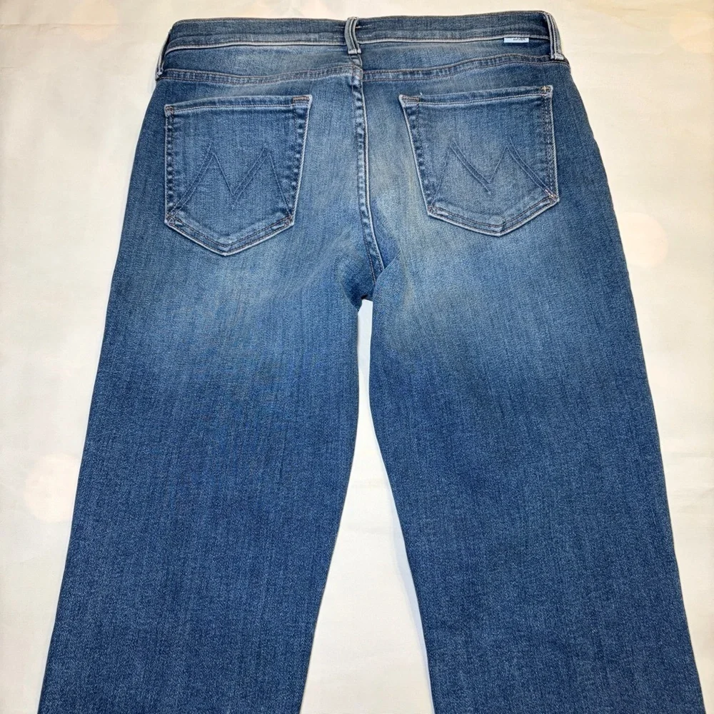 MOTHER- The Runaway Step Fray Flare Jeans in Leaps and Bounds Size 29
